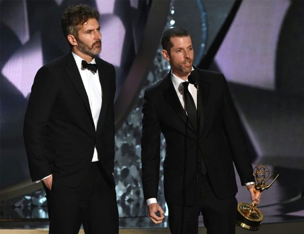 David Benioff (L) and D.B. Weiss released a joint statement saying they had been dreaming of traveling to 