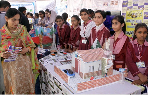 As many as 70 scientific projects were put on display. PHOTO: SHAHID ALI