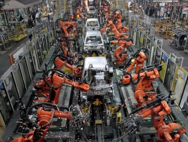Ford cars are assembled at a plant of Ford India in Chengalpattu, on the outskirts of Chennai, India. PHOTO: REUTERS/File