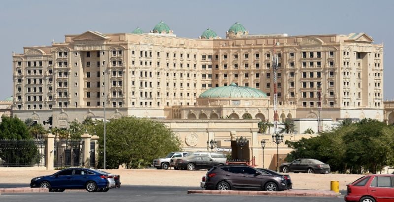 A view of the Ritz-Carlton in Riyadh. PHOTO: AFP/File