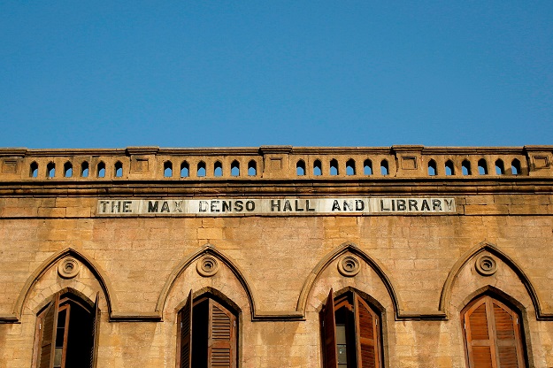 Max Denso Hall and Library, built in memory of Max Denso during the British colonial period, stands in Karachi, Pakistan, February 3, 2018. PHOTO: Reuters