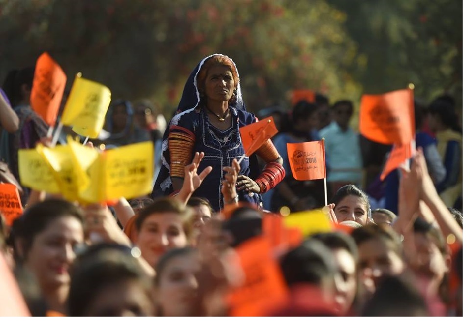 Dalit Hindu activist participate at the Aurat March for more inclusion and diversity - Photo Courtesy Aurat March 