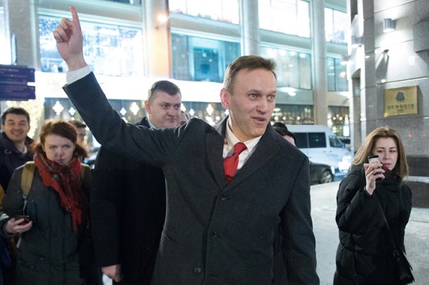 Russian opposition leader Alexei Navalny has been banned from taking part in the 2018 election. PHOTO: AFP