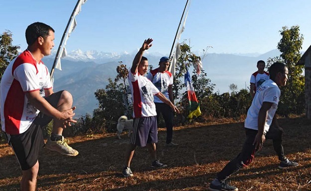 Trail running and ultra marathons are gaining popularity in Nepal, where the Himalayan terrain lends itself to extreme tests of human endurance. PHOTO: AFP