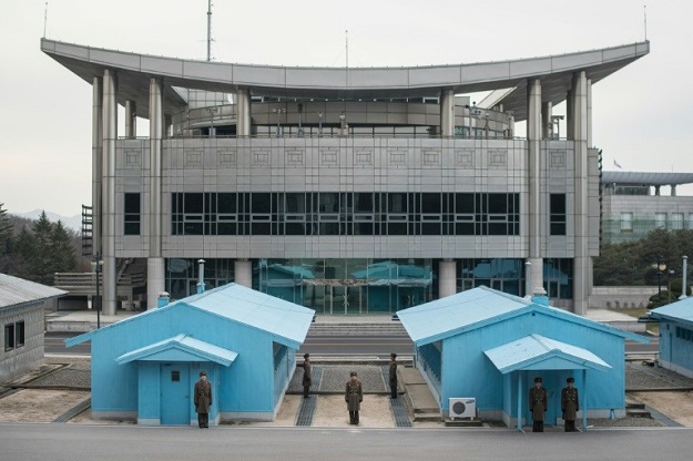 Delegations from the two Koreas will meet March 29 in the border truce village of Panmunjom. PHOTO: AFP