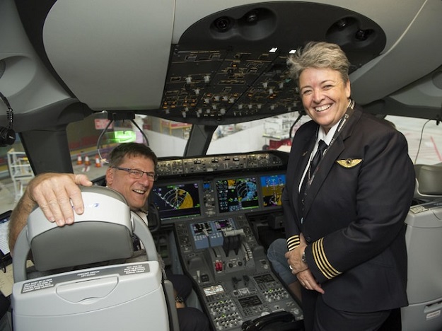 Pilots Lisa Norman and Jeffrey Foote. PHOTO: courtesy Sunday Time