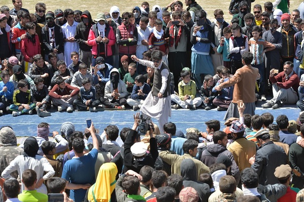 People enjoying at the festival. PHOTO: EXPRESS