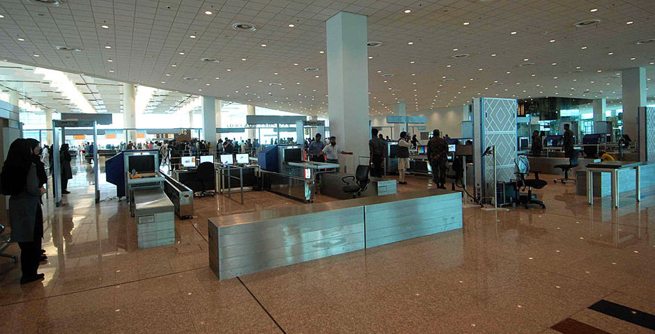 Inner view of newly constructed international airport. Photo: APP 