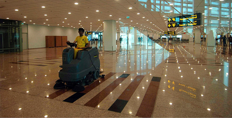 Inner view of newly constructed international airport. Photo: APP