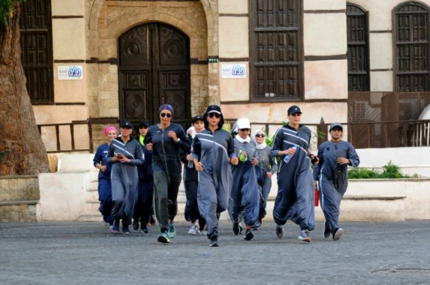 Sports abaya trends are gaining momentum amid Saudi Arabia's liberalisation drive, including a historic royal decree allowing women to drive from June and enter sports stadiums for the first time. PHOTO: AFP