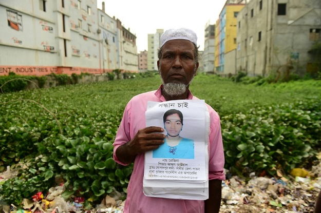 The body of Abdul Awwal's 25-year-old daughter has still never been found. PHOTO: AFP