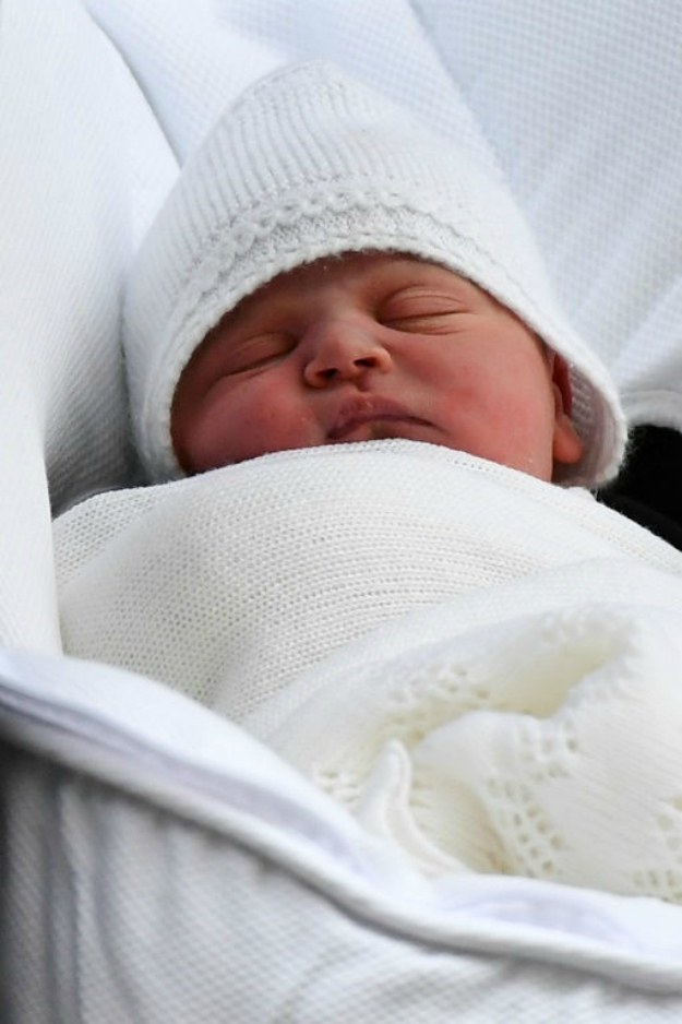 The new royal baby was born at 11am and weighed 3.8 kgs PHOTO: AFP