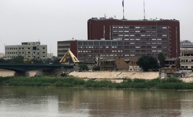 The Iraqi Ministry of Planning in the fortified area of Baghdad known as the Green Zone which is home to the country's key institutions as well as the US and British embassies. PHOTO: AFP