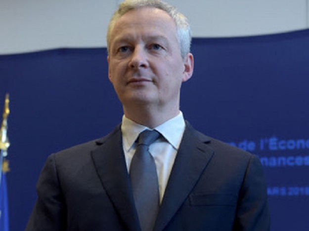 France's Economy Minister Bruno Le Maire said the US dispute with China is 'vain and pointless'. PHOTO: AFP