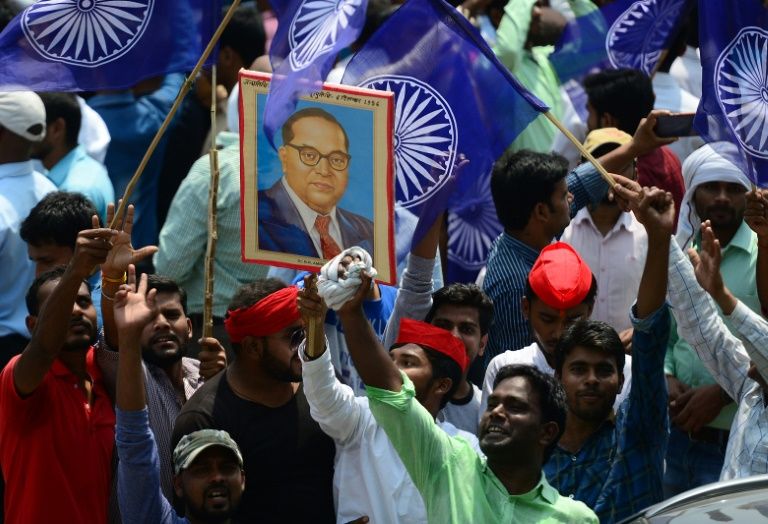 India's Supreme Court last month banned the automatic arrest of people accused of attacking or harassing Dalits and other marginalised groups. PHOTO: AFP
