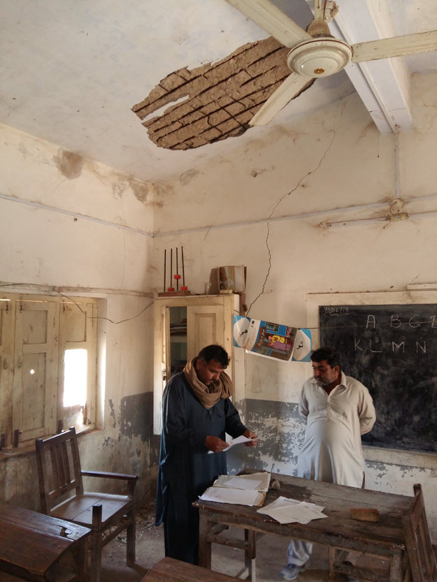A dilapidated classroom at a school. PHOTO: EXPRESS