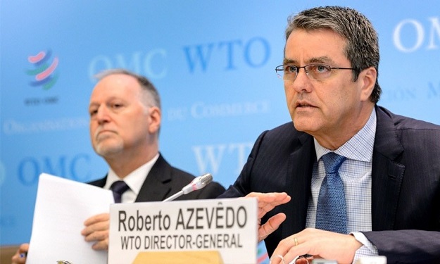 World Trade Organization (WTO) Director-General Roberto Azevedo. PHOTO: AFP