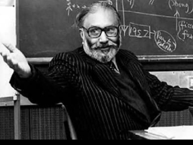 Joint Nobel Physics prize winner and Imperial College of London professor Abdus Salam, originally from Pakistan. PHOTO: FILE