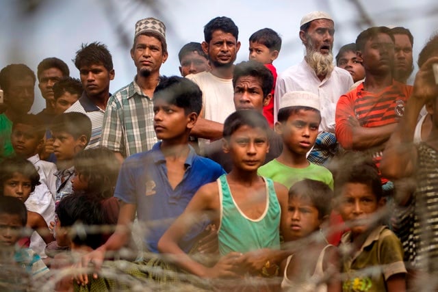 700 000 rohingya to flee to neighbouring bangladesh after a military led campaign western state sealed off photo afp