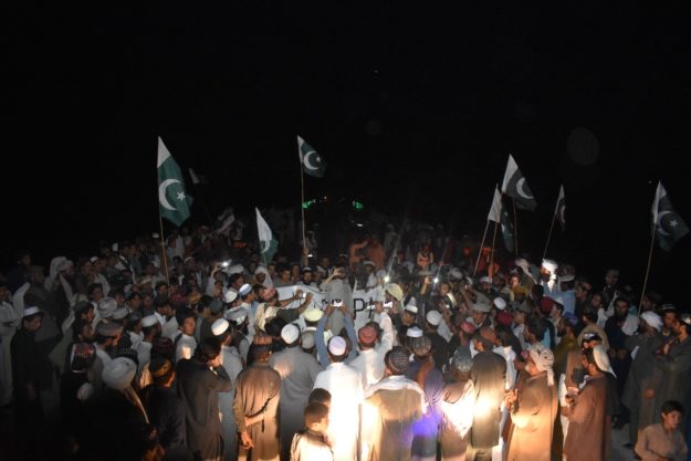 Celebrations in South Waziristan. PHOTO: EXPRESS