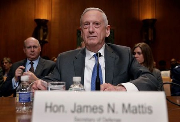 US Defense Secretary James Mattis testifies before the Senate Appropriations Defense Subcommittee hearing on funding for the Department of Defense, on Capitol Hill in Washington, US, May 9, 2018. PHOTO: REUTERS