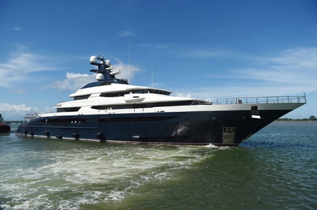 Jho Low took to luxury yacht Equanimity, which was allegedly bought with stolen cash, and sailed around Asia until the vessel was seized off Bali recently as part of 1MDB-linked probes. PHOTO: AFP