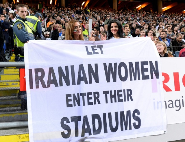 Risultati immagini per women stadium iran