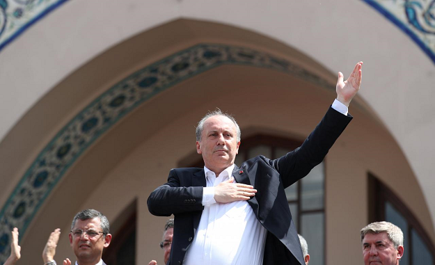 Muharrem Ince, Turkey's main opposition Republican People's Party (CHP) candidate for the upcoming snap presidential election PHOTO: REUTERS