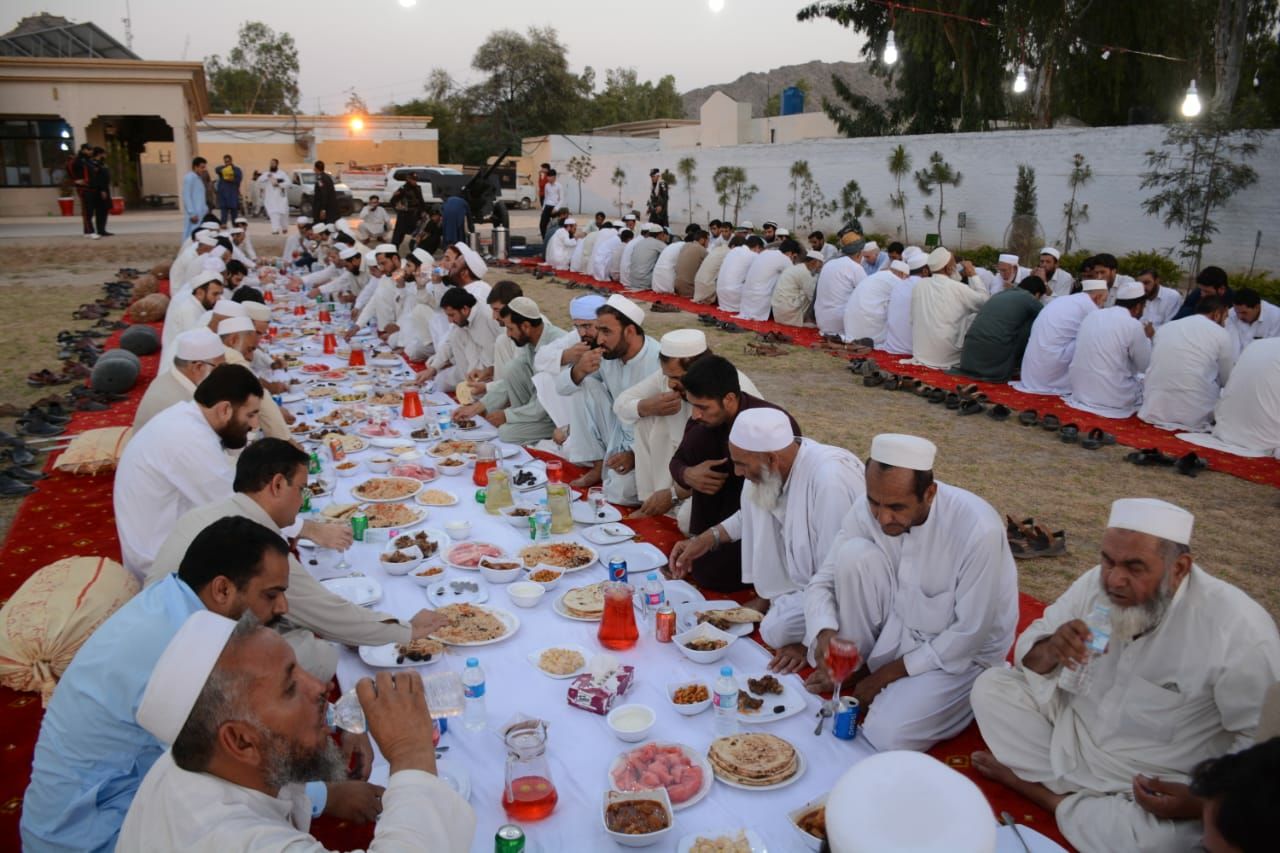 Iftar dinner hosted by Political Agent. PHOTO: EXPRESS