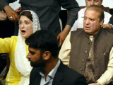 Deposed premier Nawaz Sharif and Maryam Nawaz
SCREENGRAB