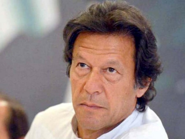 Imran Khan claims to have made KP police 'misali'. PHOTO: EXPRESS/FILE