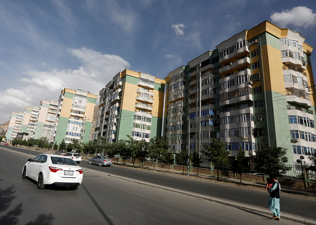 Newly residential apartments are seen at the west part of Kabul. PHOTO:REUTERS