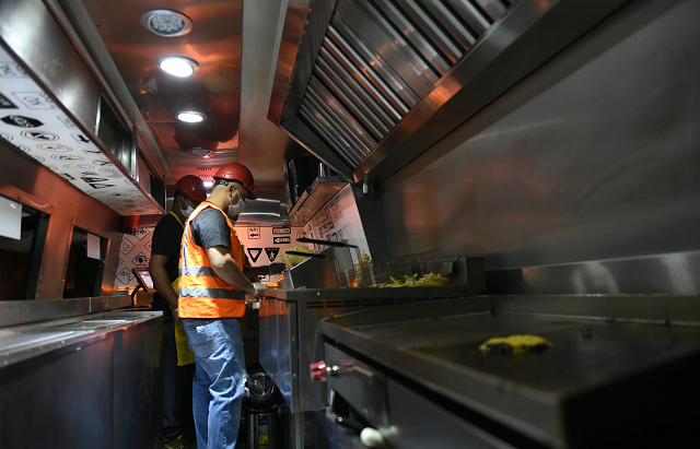 burger on wheels saudis try once lowly jobs as economy bites
