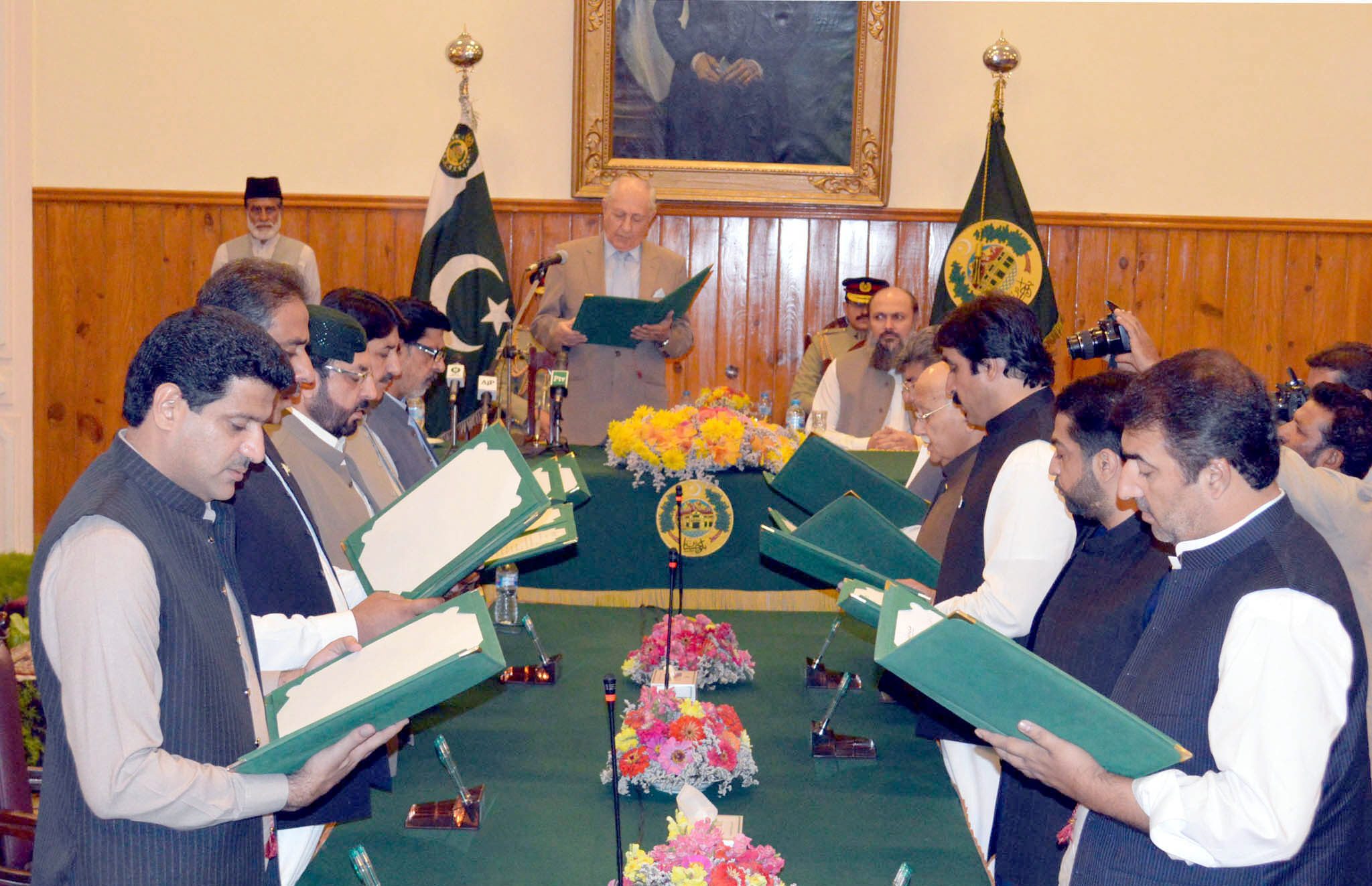 Nine Ministers One Adviser Sworn Into Balochistan Cabinet The