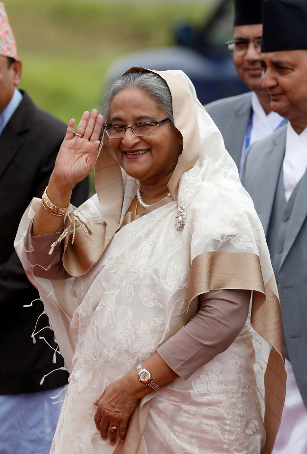  Bangladesh Prime Minister Sheikh Hasina. PHOTO:REUTERS