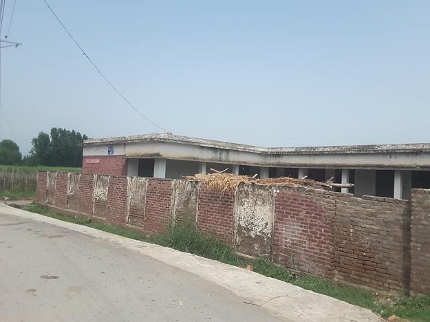 Schools in the district of Diamer were damaged after attacks Thursday night. PHOTO:EXPRESS