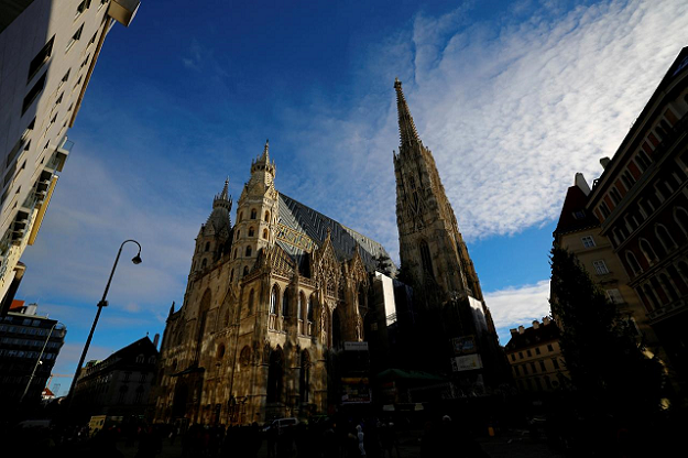 St. Stephen's cathedral (Stephansdom) is pictured in Vienna, Austria. PHOTO:REUTERS