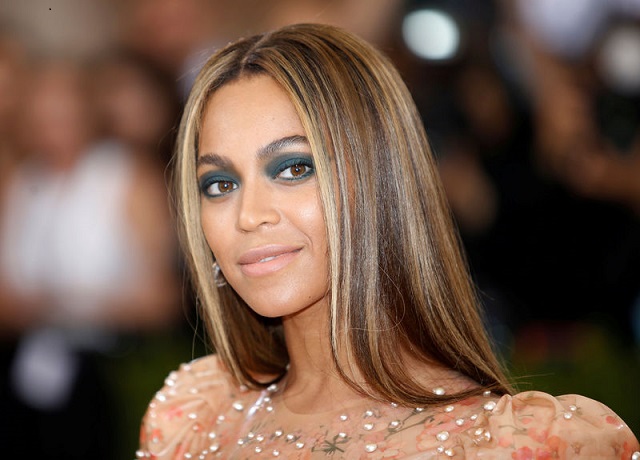 FILE PHOTO: Singer-Songwriter Beyonce Knowles arrives at the Metropolitan Museum of Art Costume Institute Gala (Met Gala) to celebrate the opening of 