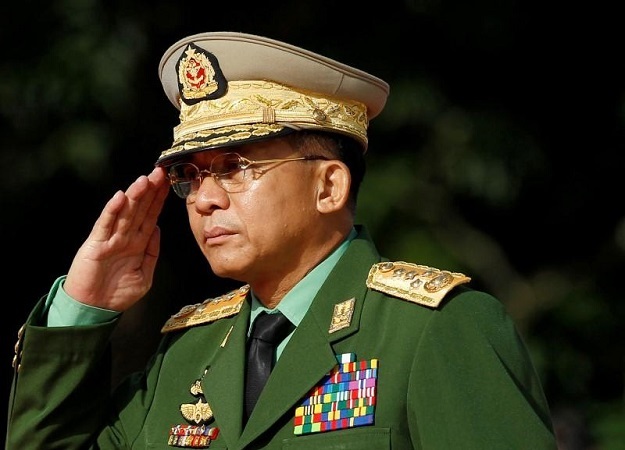 Myanmar Army Chief Min Aung Hlaing. PHOTO: REUTERS