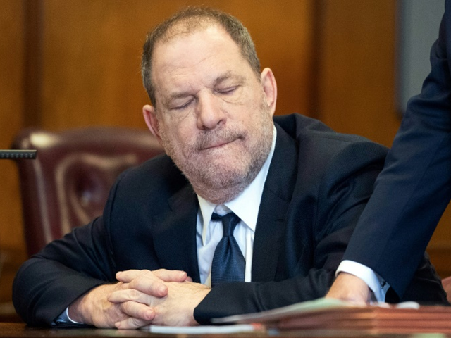 Harvey Weinstein, pictured at Manhattan Criminal Courtroom on June 5, 2018, has been accused of sexual misconduct by dozens of women PHOTO: AFP
