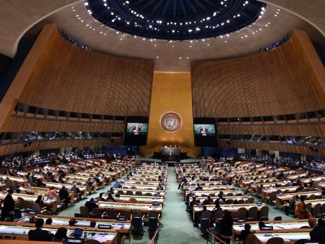 United Nations General Assembly. PHOTO: AFP