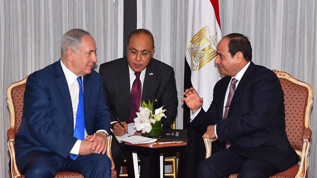 israeli prime minister benjamin netanyahu meeting with egyptian president abdel fattah al sisi photo afp