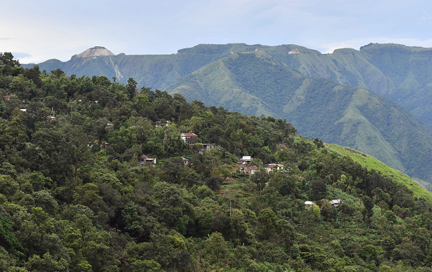 Kongthong village, in East Khasi Hills district in India's eastern Meghalaya state. PHOTO: AFP
