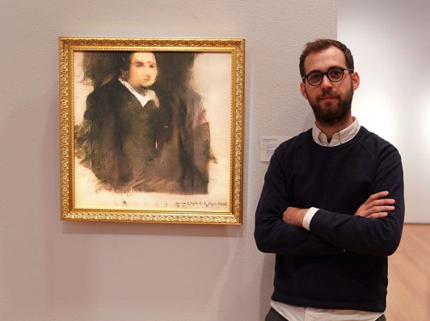 Obvious co-founder Pierre Fautrel stands beside 