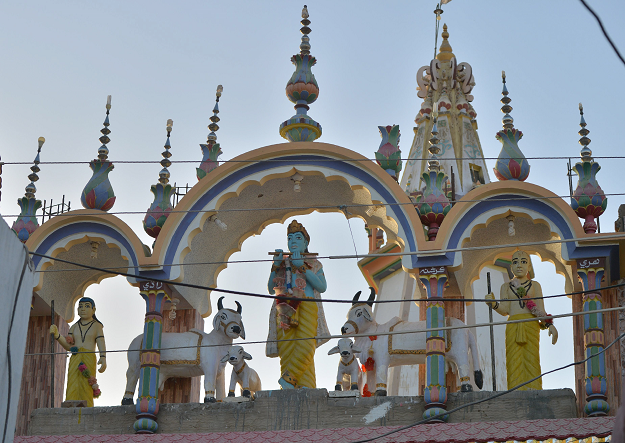 The Shri Krishna Temple in Mithi. PHOTO: AFP
