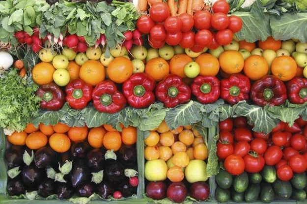 File photo of vegetables and fruits at a market. PHOTO: REUTERS