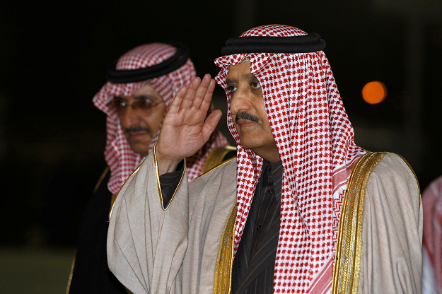 Saudi Prince Ahmed bin Abdul-Aziz (R), brother of Saudi King Abdullah, and Saudi Prince Mohammed bin Nayef. PHOTO: REUTERS