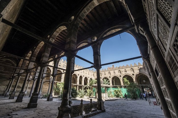 A project designed by the Aga Khan Foundation for the al-Maridani mosque includes the creation of a touristic route through the neighbourhood and training for residents on accommodating tourists  . PHOTO AFP