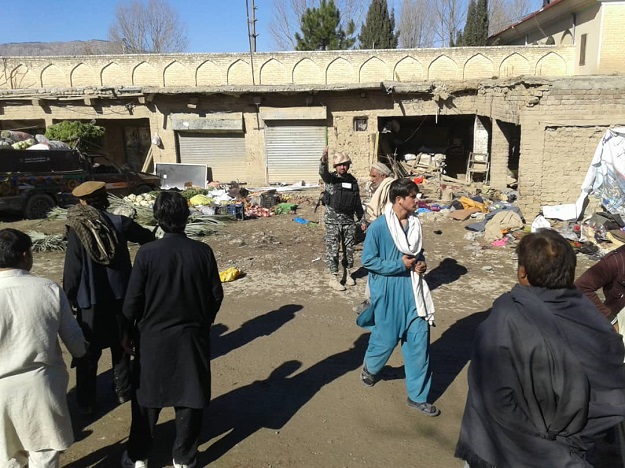 Aftermath of the Orakzai blast on Nov 23, 2018. PHOTO:EXPRESS