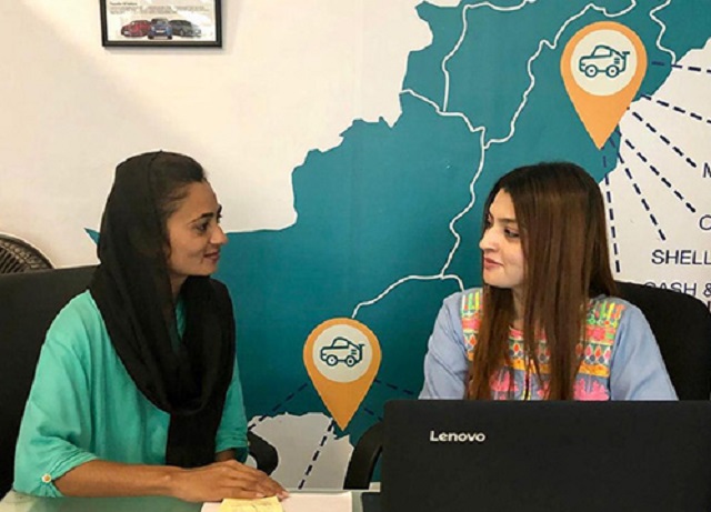 purchase center manager aneela bashir and inspection specialist uzma nawaz heading pakistan 039 s first all female staff purchase center photo carfirst